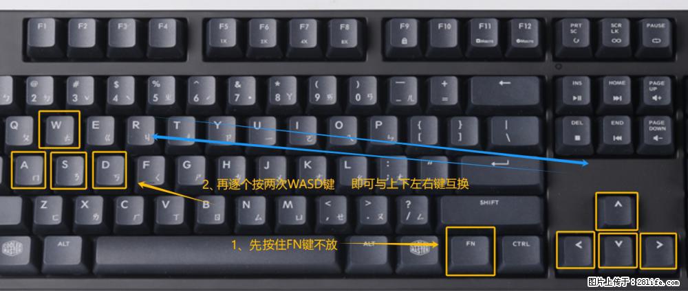 键盘，怎样把wasd键与上下左右方向键互换？ - 生活百科 - 滨州生活社区 - 滨州28生活网 bz.28life.net